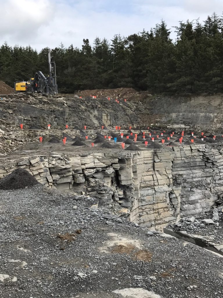 DER and Ibbotson Drilling Services active in Scotland Granite Quarry