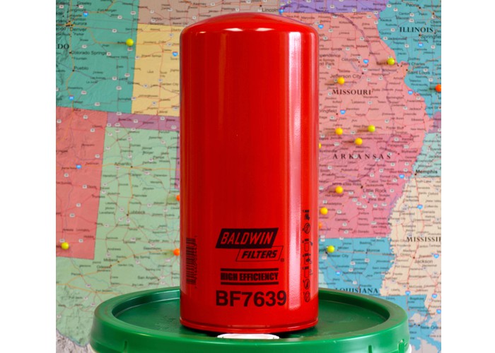 Filter Fuel Filter BF7639 HIgh Efficiency Spin-On BALDWIN BF7639 Spin-On Fuel Filter