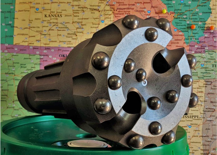 6 1-4 QL60 Concave Dome MINCON 6-1/4" QL60 Concave Dome Bit