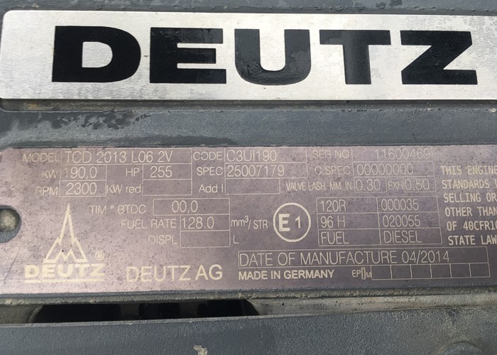 MCM-Deutz 250-255hp Booster Pump Skid 39826