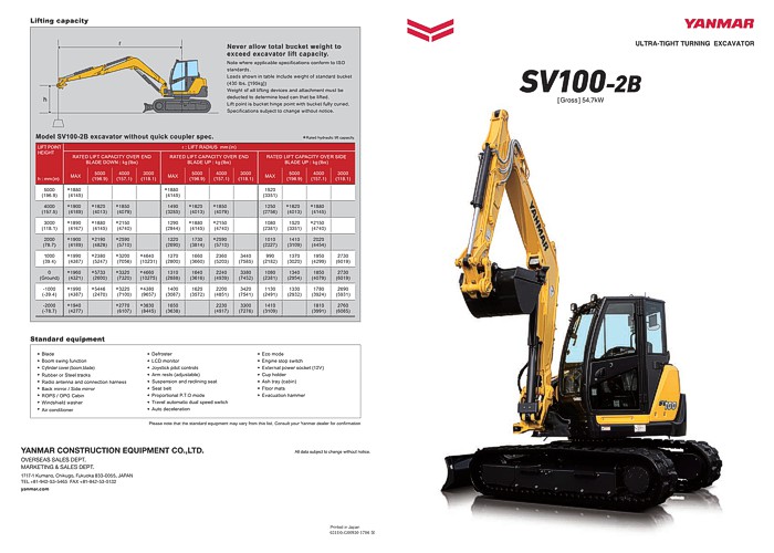 2015 Yanmar SV100 Excavator