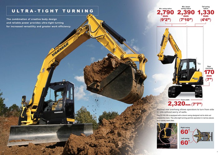 2015 Yanmar SV100 Excavator