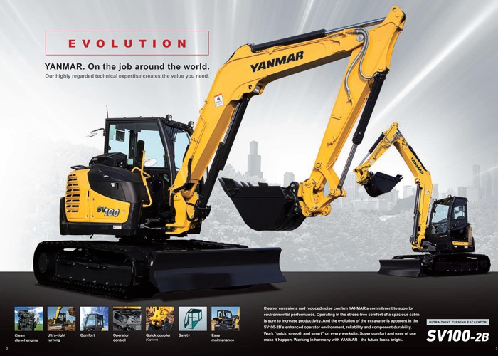 2015 Yanmar SV100 Excavator