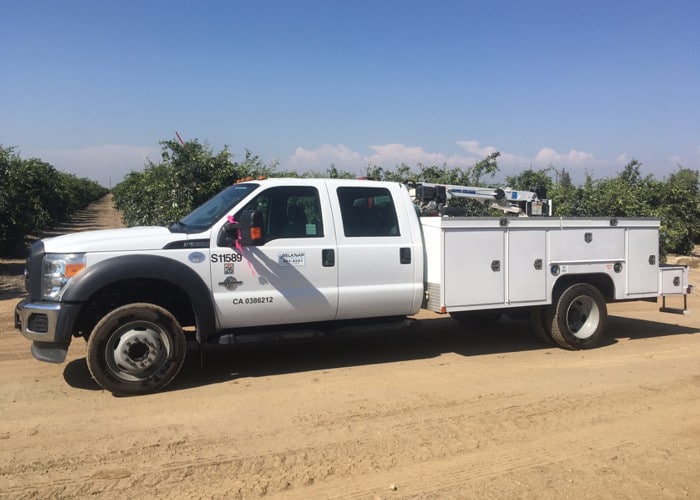 2012 F550 Crew Cab Service-Crane Truck 9356 F550 Crew Cab Service-Crane