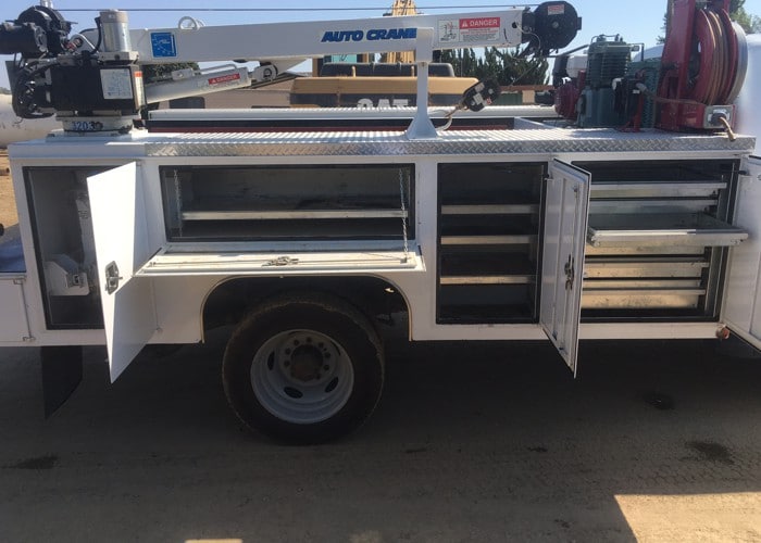 2012 F550 Crew Cab Service-Crane Truck 9356