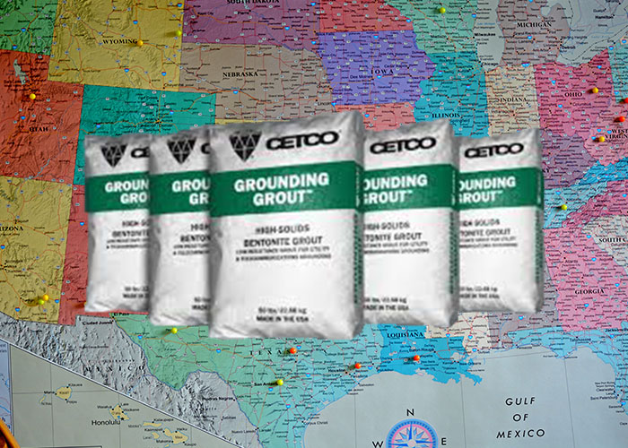 grounding grout Cetco Grounding Grout